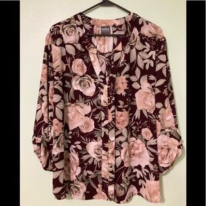 NY&C soho collection flowy blouse